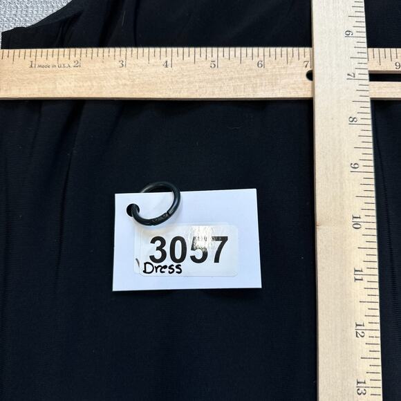 Y2K Scarlett Nite‎ Sequin Cocktail Mini Dress Black Silver Glam Party 12 - Picture 7 of 8